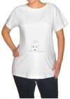 Peek-A-Boo Maternity T-Shirt
