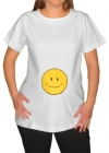 Smiley Face Maternity T-Shirt